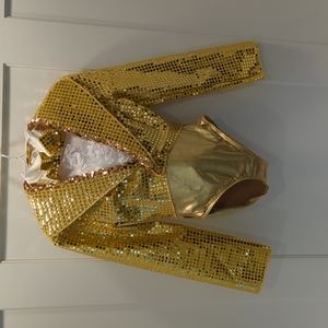 Putting on the Ritz figure skating or dance costume